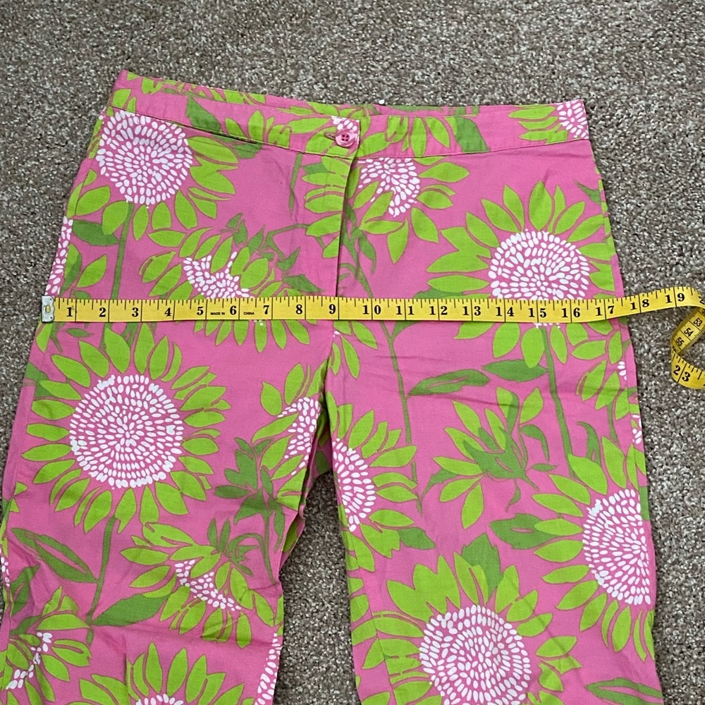 EUC Lilly Pulitzer Vintage Floral Crop Pant HTF - Picture 8 of 9